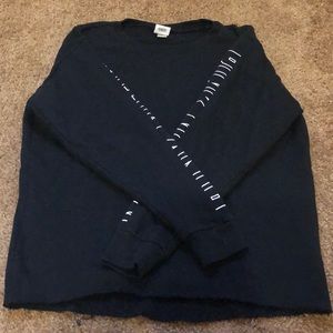 VS Pink black crew neck